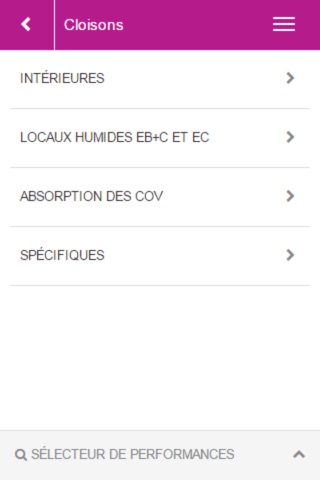 Guide de Prescription Siniat screenshot 2