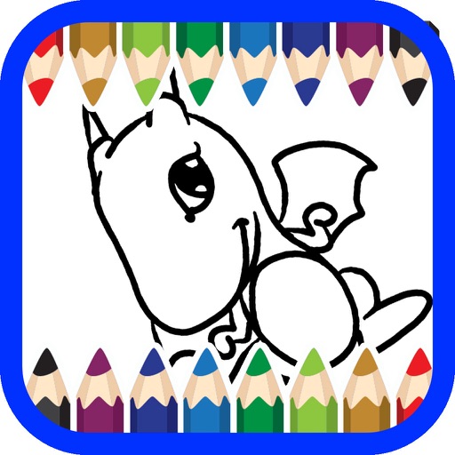 animal cartoon coloring book for kids 2