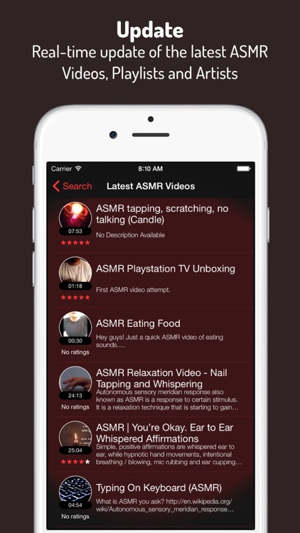 ASMR 6 - Listen, Relax and Sleep screenshot-4