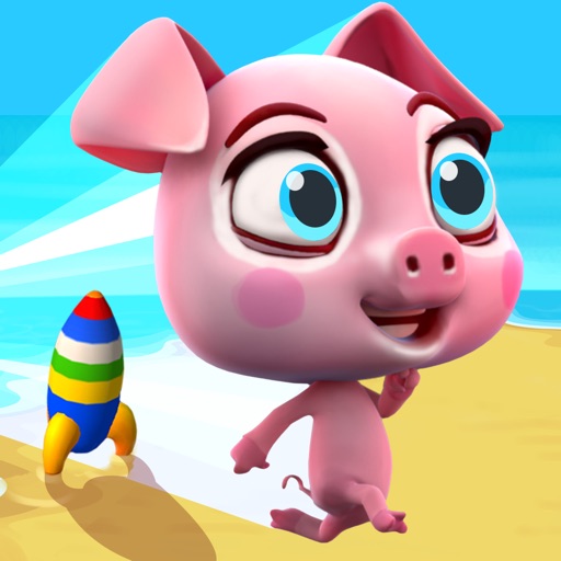 Mega Racing Pig: Piggy Pet Runner - Mini Race Game for Kids Icon