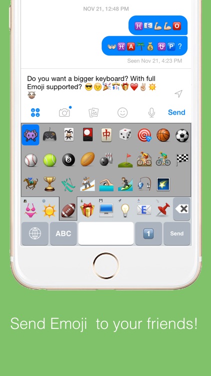 Highlighted Keyboard - Extra large Keyboard with next key hints