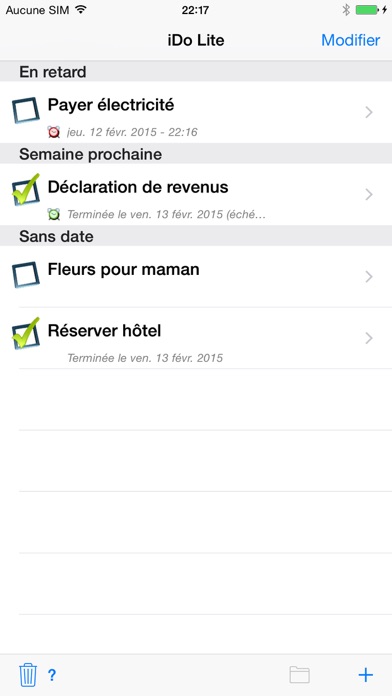 Screenshot #1 pour iDo Lite