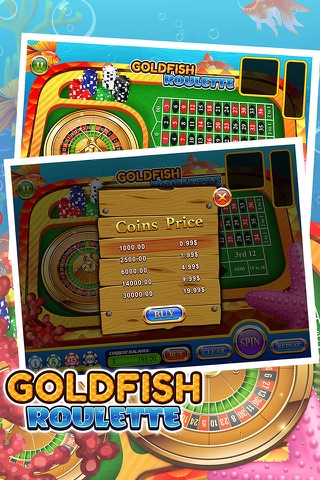 -777- Goldfish Roulette - Spin to Win! screenshot 4