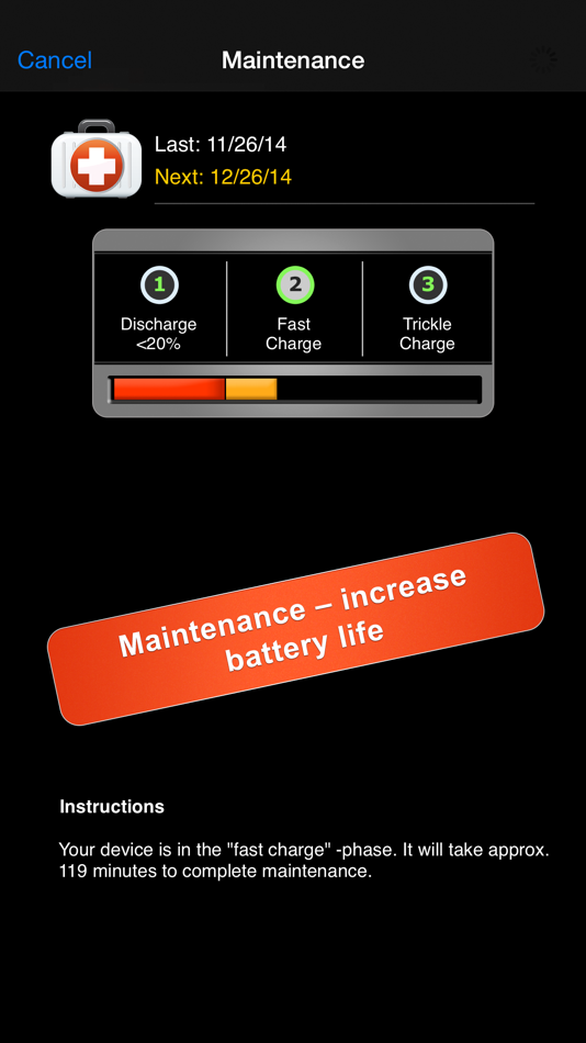 #4. iBattery Pro - Battery status and maintenance (iOS) 由: Nasbrill Soft
