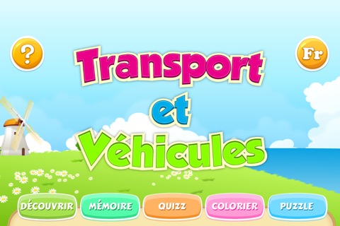 Vehicles and transportation : free coloring, jigsaw puzzles and educative games for kids and toddlersのおすすめ画像1
