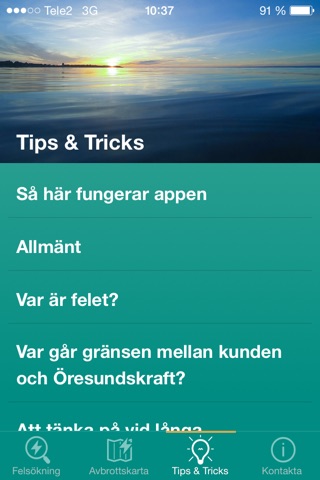 Avbrottshjälpen screenshot 4