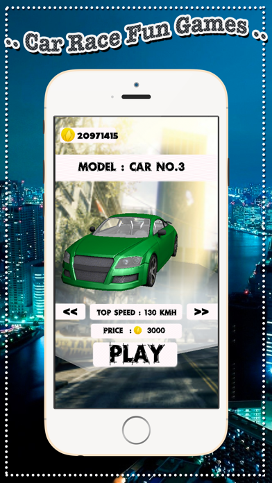 Screenshot #2 pour Voiture course Fun Games - route tous de super puissance