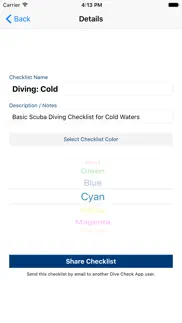 dive check iphone screenshot 3