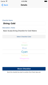 Dive Check screenshot