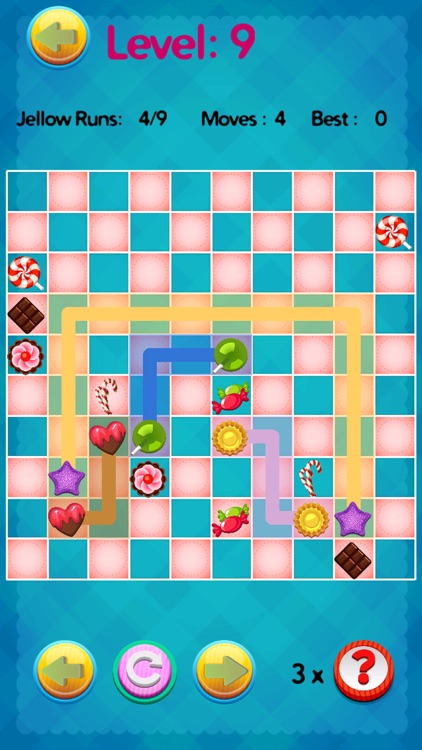‘ A Candy Connect Sweet Treat Path – Free Logic Game