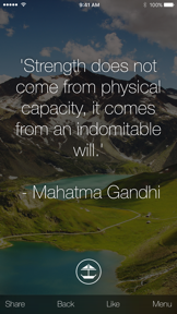 Inspire - Daily Motivational Quotes screenshot