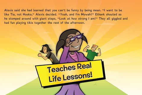 Playground Push Around (Book # 5 - Bullying) - Neon Tiki Tribe - English screenshot 3