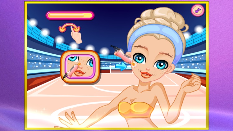 Cheerleader makeover salon screenshot-3