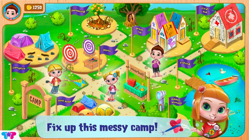 Messy Summer Camp - Outdoor Adventures for Kids screenshot 3