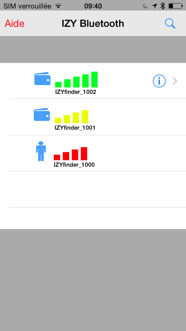 Screenshot #2 pour IZY Bluetooth