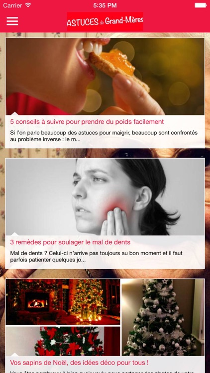 Astuces de Grand-Mère