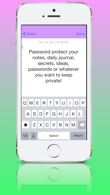 Note Locker - Keep your notes Password Protected
