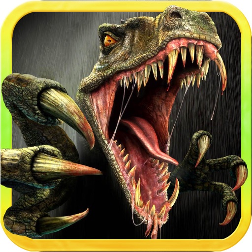 Jurassic Dinosaur Rampage 3D Run: Dino Hunter vs T-Rex Attack icon