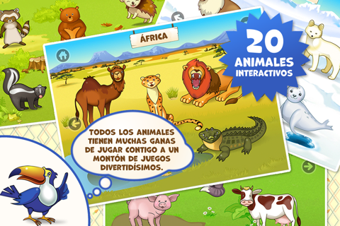 Zoo Playground - Games with animated animals for kids screenshot 3