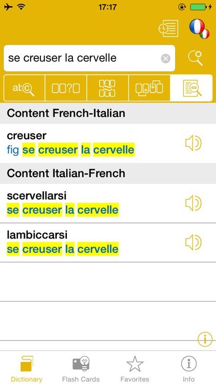 French <-> Italian Talking Dictionary Global Mondadori Langenscheidt