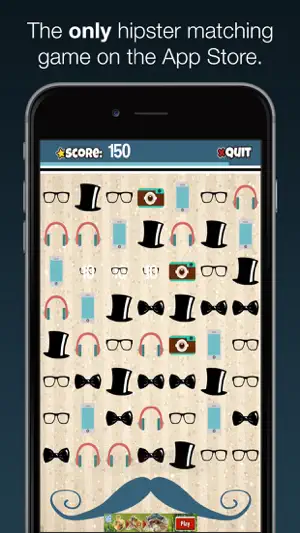 HipstaMatch: Hipster Match Game for Adults screenshot 2