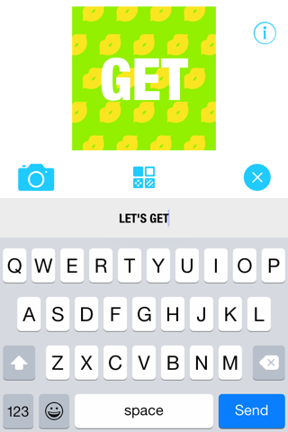 Maxi Text - GIF Messaging App For Bold Colorful Texters screenshot 2