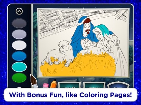 Screenshot #6 pour The Birth of Jesus: A Christmas Nativity Story Book - Children's Story Books, Read Along Bedtime Stories for Preschool, Kindergarten Age School Kids and Up