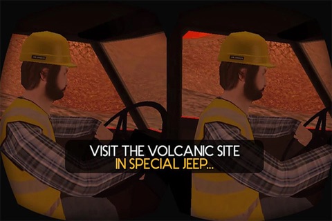 VR Drive through Live Volcano Lava 3D screenshot 4