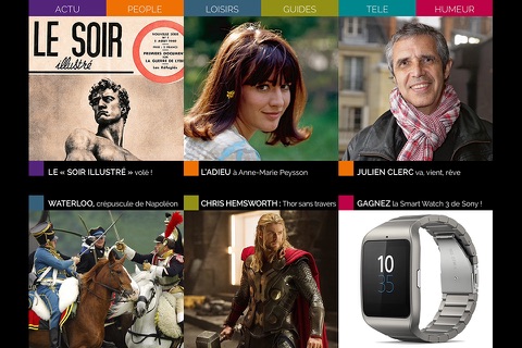 Le Soir Mag +, votre actualité belge et internationale, people, société, sports, santé, science et technologie et humour screenshot 3