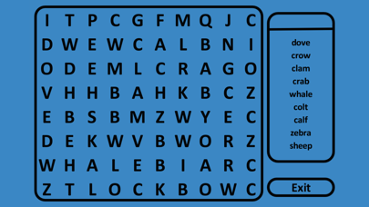 Screenshot #1 pour Classic Wordsearch