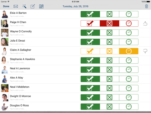 Screenshot #6 pour GradeBook Pro - Grade, Attendance, and Behavior Tracking