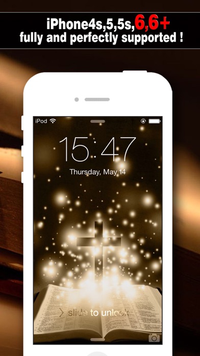 Bible Wallpapers HD - Backgrounds & Lock Screen Maker with Holy Retina Themes for iOS8 & iPhone6 Screenshot