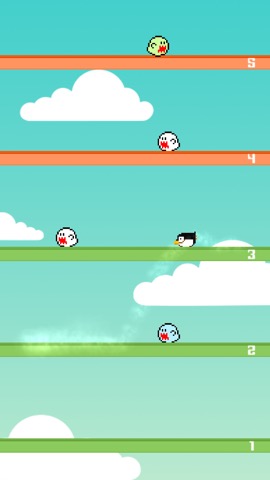 Penguin Fly Free - Learn to Flying by Tap Pengu and Jump the Slide Floor Gameのおすすめ画像2