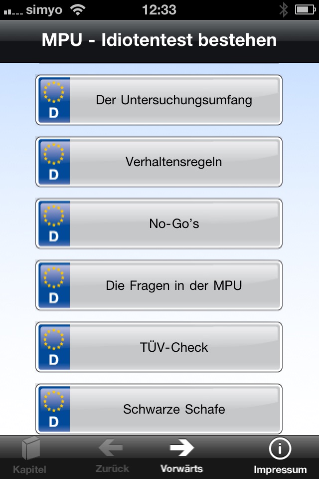 MPU Coach screenshot 2