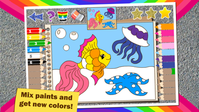 Colorful math Free «动物» - 趣味数学着色游戏，为孩子们的训练乘法表，精神加法，减法和除法的技能！ screenshot