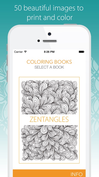 Coloring Book for Adults - PRINT and color 50 intricate drawings for relaxation and mindfulness.
