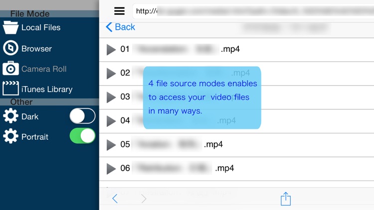 ThumbVideo, One-hand optimized video player. screenshot-3