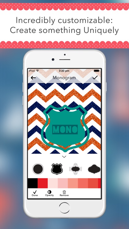 Monogram Maker - Beautiful Custom Theme Wallpaper & Background by ...