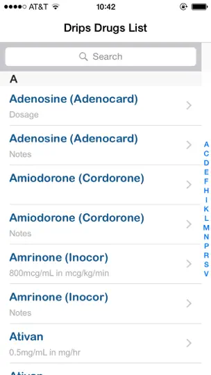 Anesthesia Drips iPhone Screenshot 2