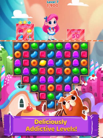 Screenshot #6 pour Cookie Cake Smash - 3 match puzzle game