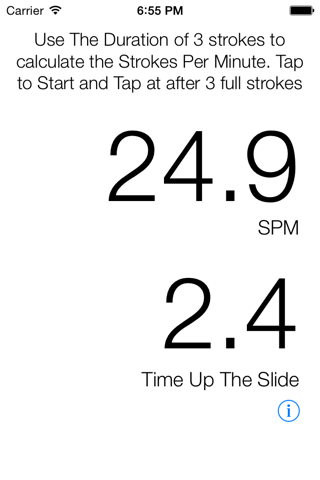 Rowing Stroke Rate Stopwatch screenshot 2