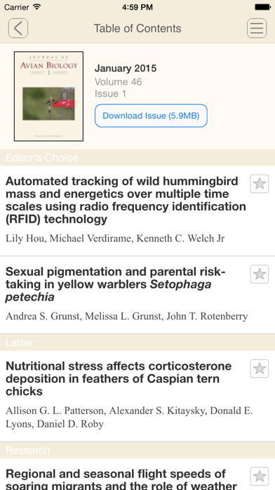 How to cancel & delete Journal of Avian Biology from iphone & ipad 1