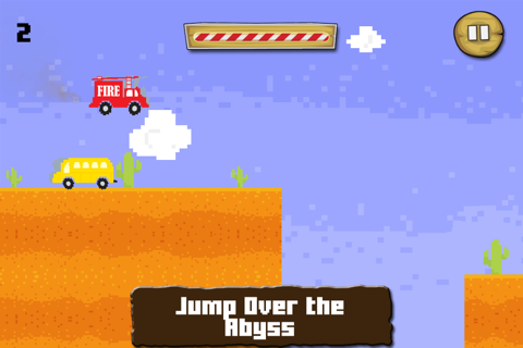 Jumpy Smashy Fire Truck Speed Racing Simulation Game screenshot 2