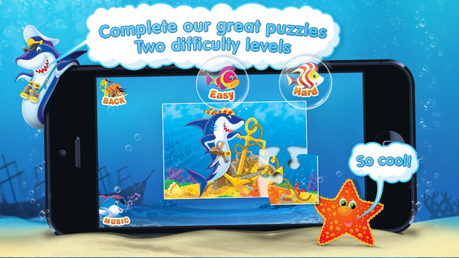 ‎Puzzles 'N Colouring - Sea Adventures Screenshot