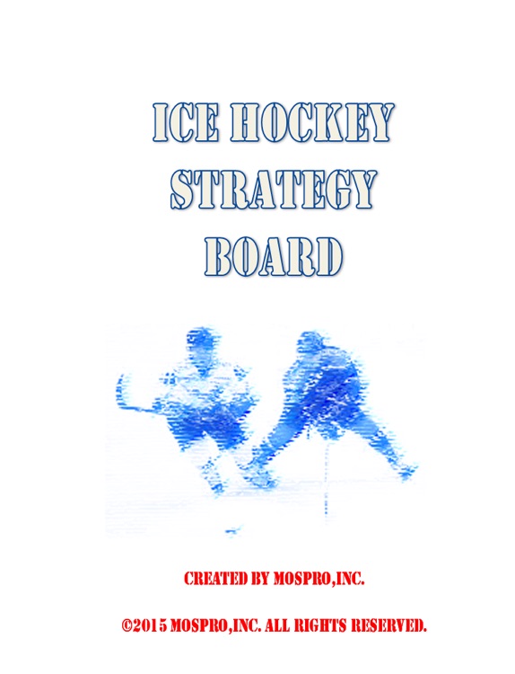 Ice hockey strategy board