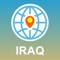 Iraq offline map brought to you by PGCGLOBE 