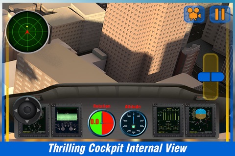 City Helicopter Flying Simulator – Fly Air Copter Over the Urban Land screenshot 3