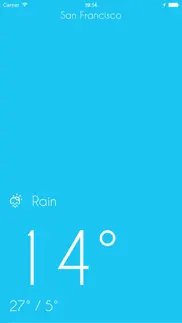 iweather - minimal, simple, clean weather app iphone screenshot 2