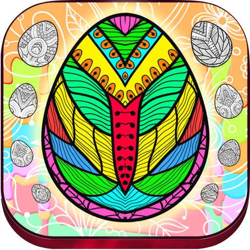 Easter mandalas coloring book – Secret Garden colorfy game for adults