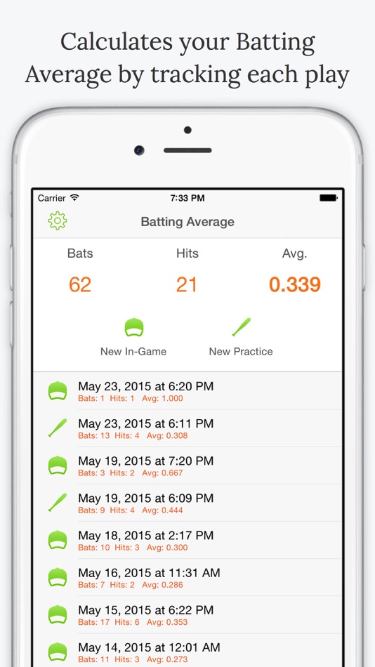 Batting Average - Baseball Stats - 1.1.2 - (iOS)